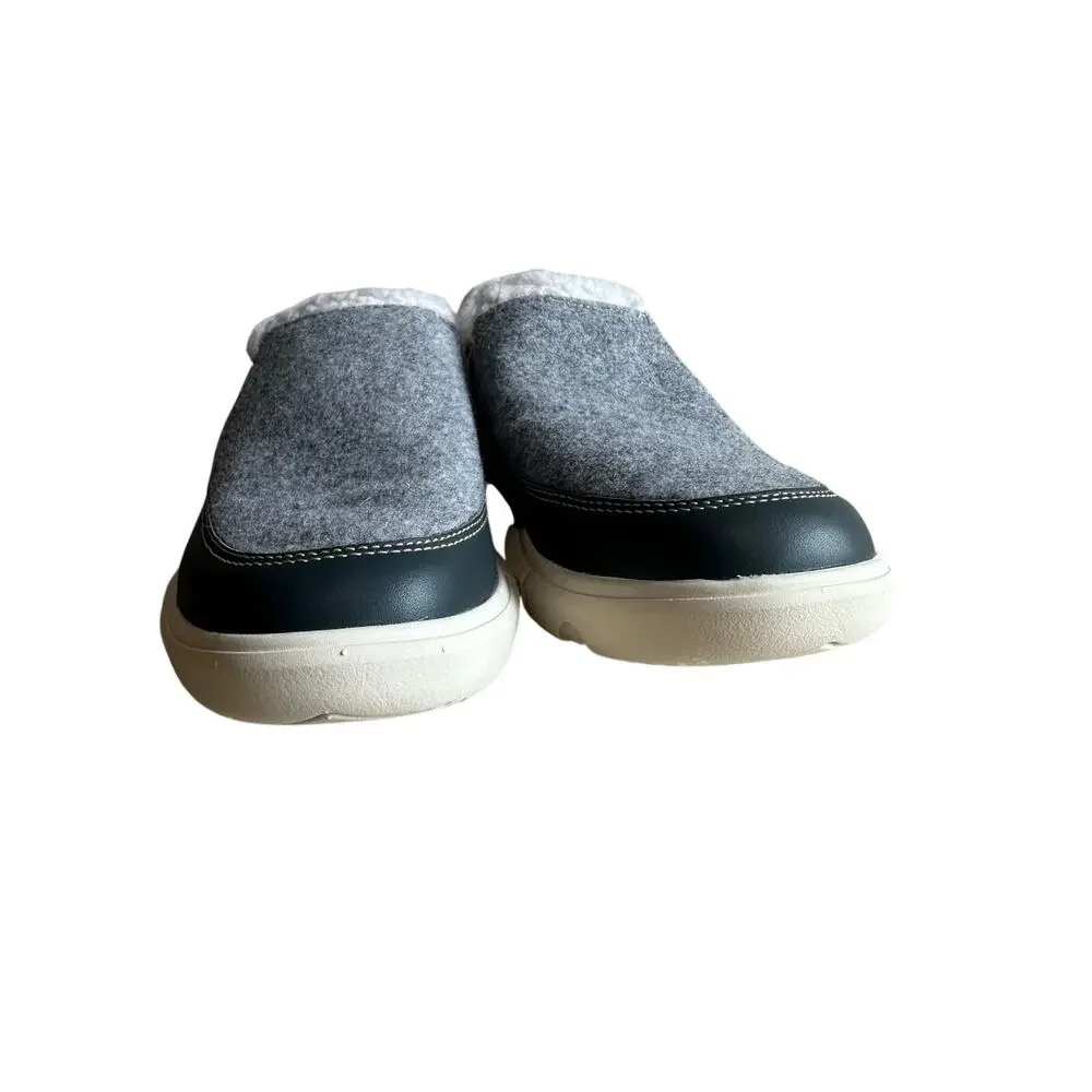 Sorel Mackenzie II Snow Slip Ons Gray Quarry Chalk 7